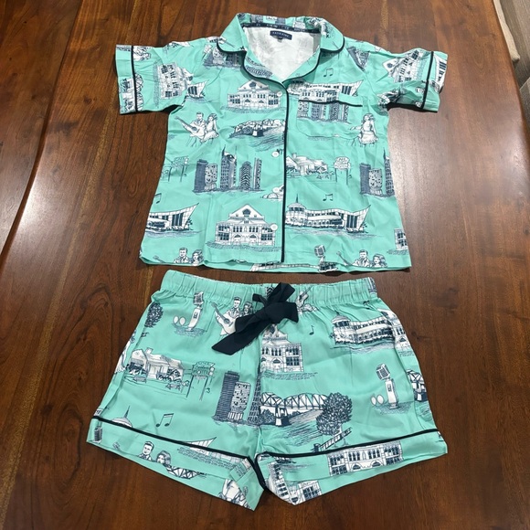 katie kime Other - Katie Kime Nashville Toile Tennessee Short Matching Pajama Set Size XXS Western
